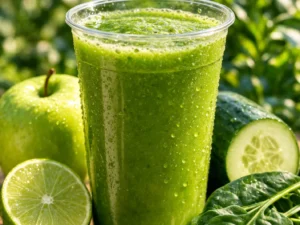 Detox Verde (Limón + Manzana + Pepino + Espinaca)